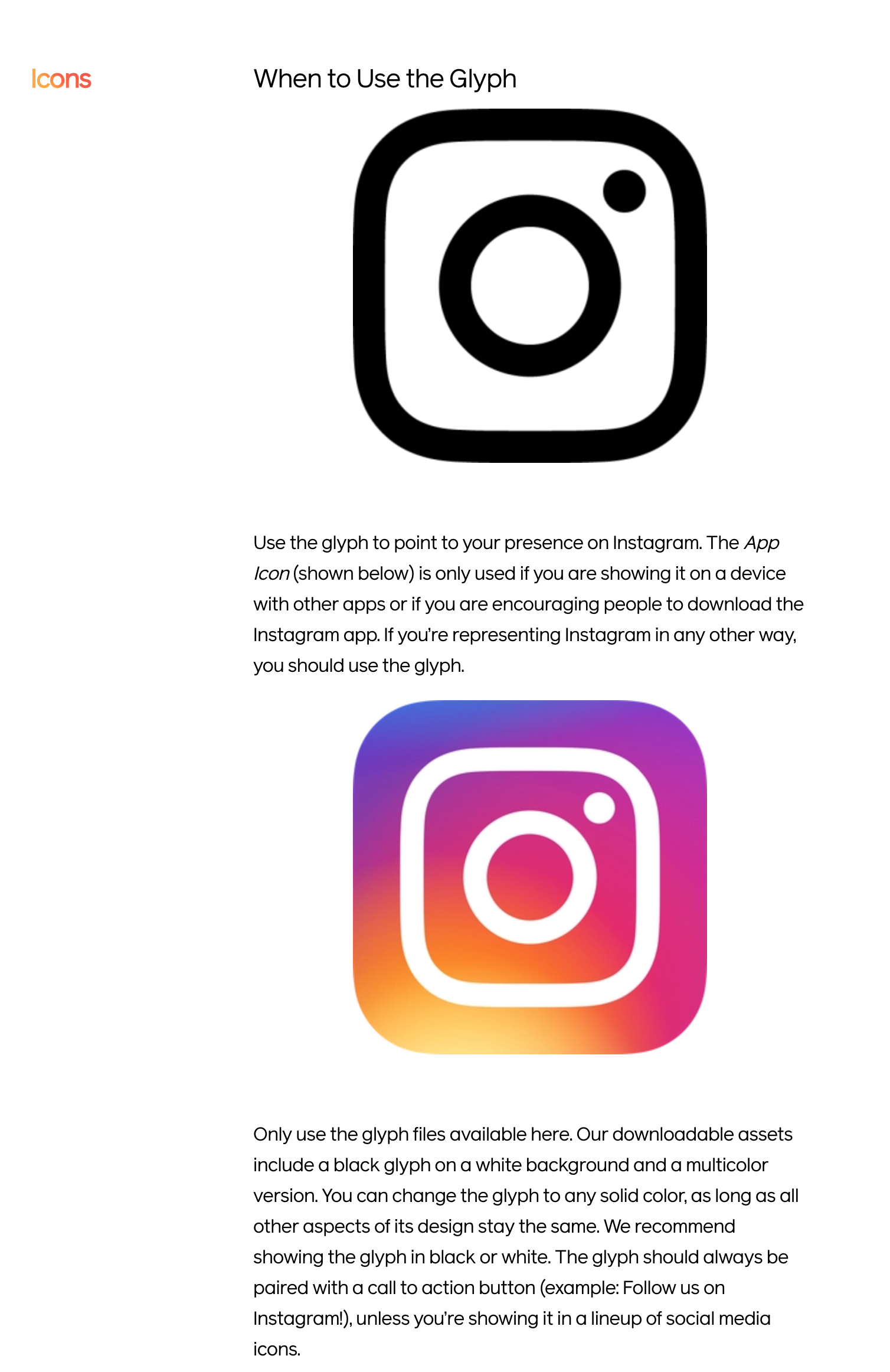 Instagram style guide