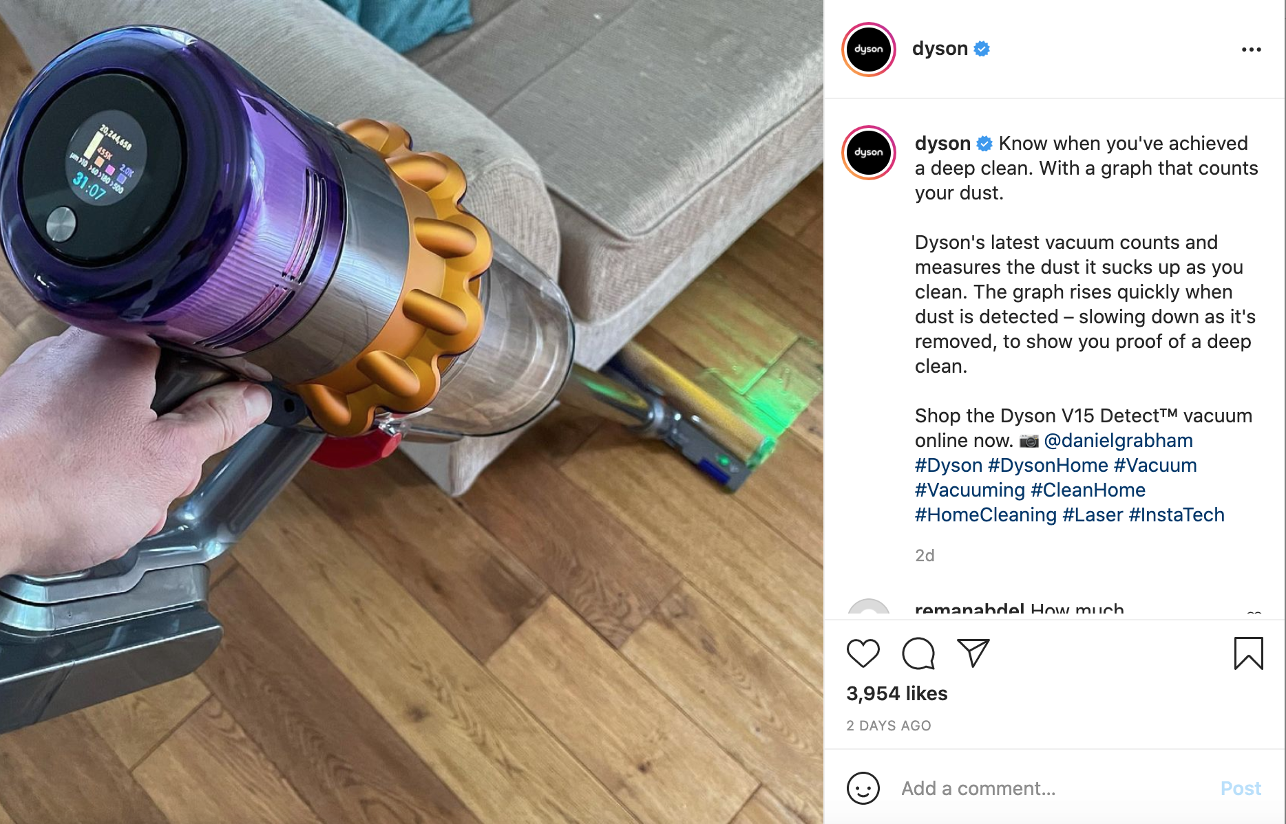 Dyson post-sales content marketing strategy